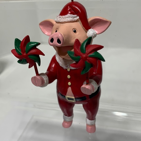 Rare GEICO Maxwell the Pig pinwheels Holiday ornament 2 - Picture 1 of 9